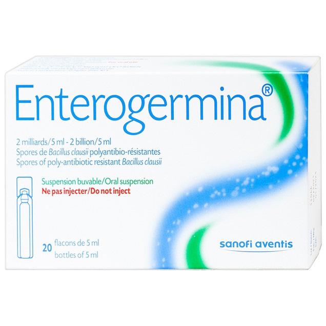 Hỗn dịch uống men vi sinh Enterogermina 2 tỷ/5ml điều trị rối loạn tiêu hóa