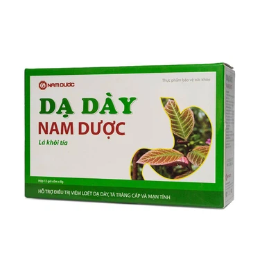 Bột uống Dạ Dày Nam Dược hỗ trợ điều trị viêm loét dạ dày, tá tràng (12 gói)