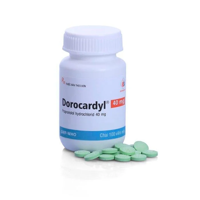 Dorocardyl 40Mg Domesco trị tăng huyết áp, đau thắt ngực (Chai/100v)