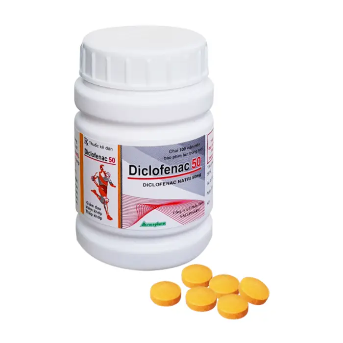 Diclofenac 50 Vacopharm 500 viên – Điều trị viêm khớp mạn tính