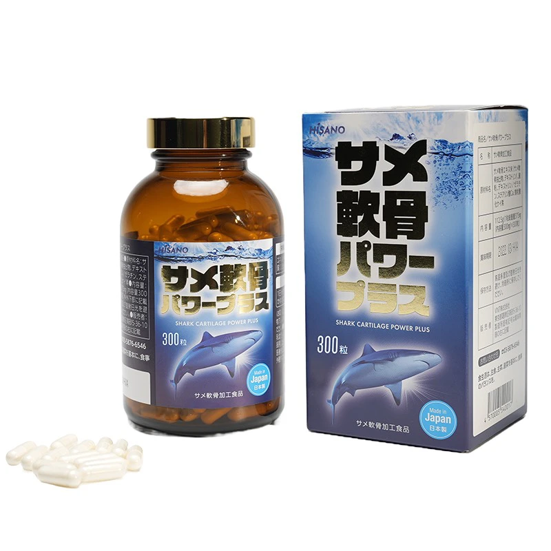 Viên uống sụn vi cá mập VNT Shark Cartilage Power Plus 300 viên - Hỗ trợ xương khớp, tăng cường sụn khớp hiệu quả