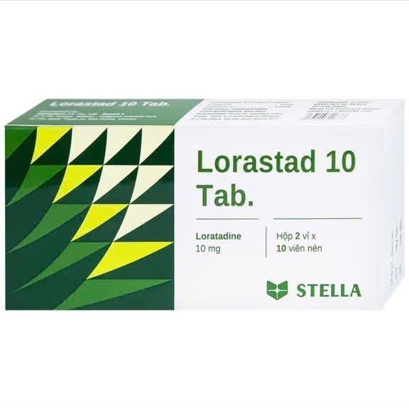 Viên nén Lorastad D Stella giảm viêm mũi dị ứng, mày đay (3 vỉ x 10 viên)