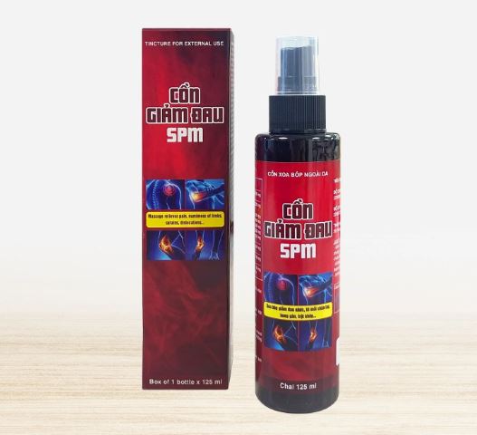 Cồn xoa bóp giảm đau nhức SPM