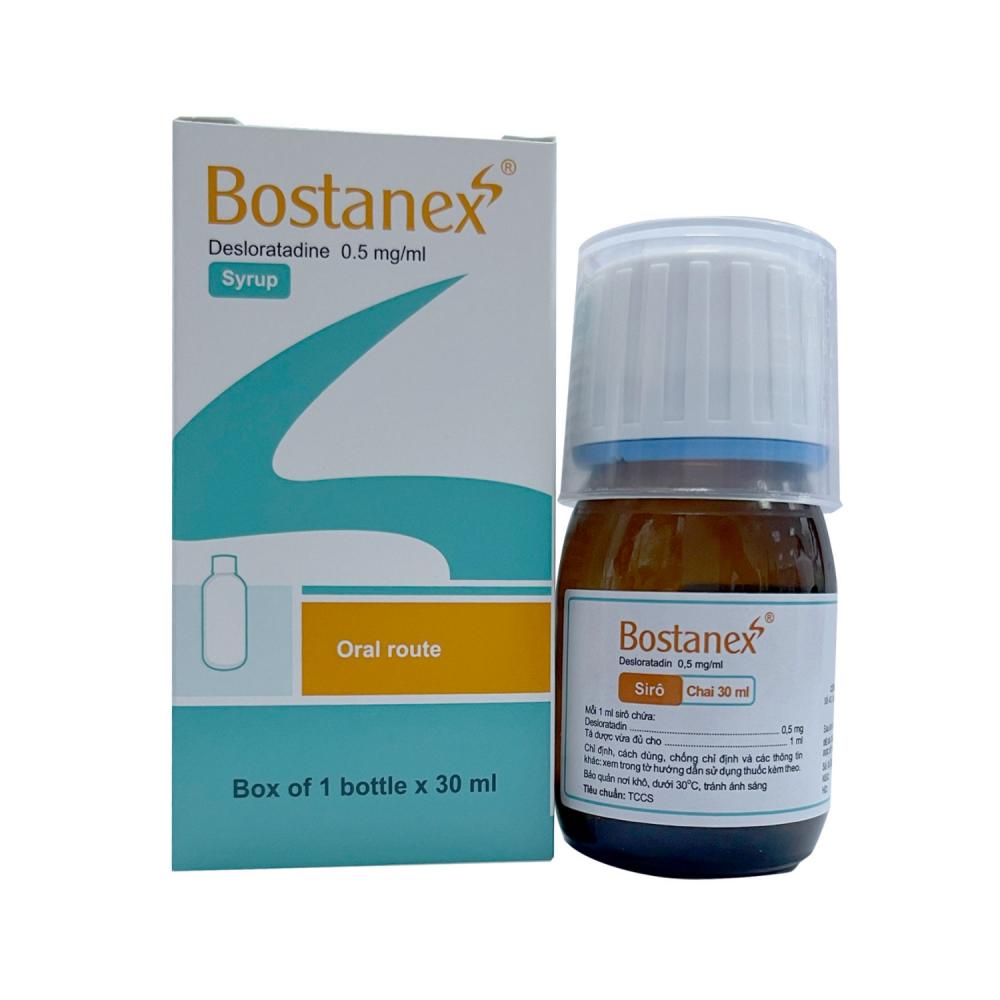 Siro Bostanex giúp giảm nhanh và hiệu quả các triệu chứng dị ứng