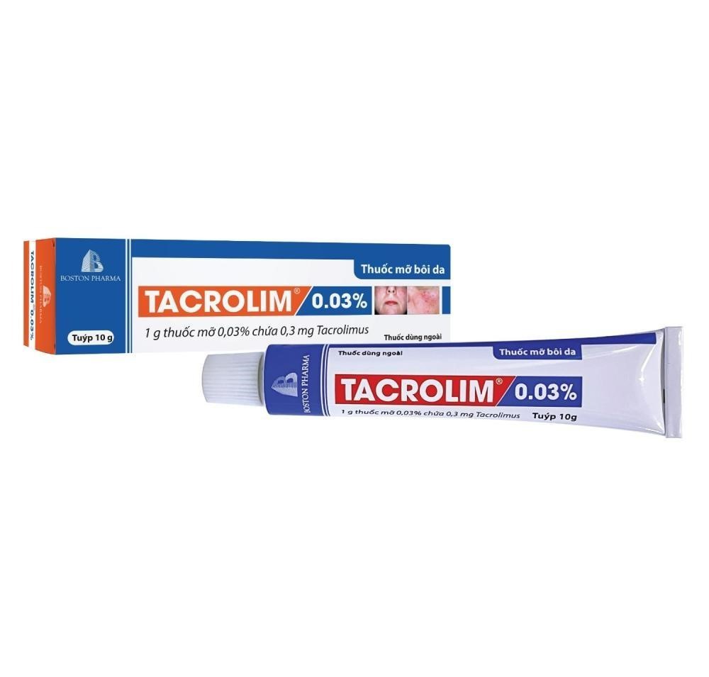 Tacrolim giúp giảm nhanh ngứa đỏ và viêm da cơ địa