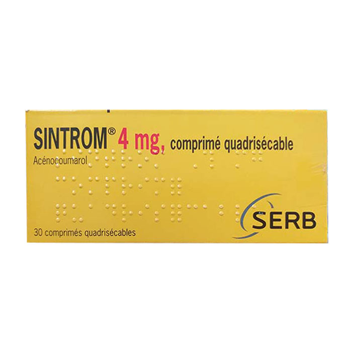 Thuốc Sintrom giúp kháng vitamin K  chống đông máu mạnh