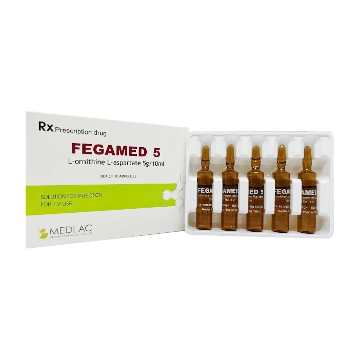 Fegamed 5 giúp hỗ trợ giảm nhanh nồng độ amoniac trong máu