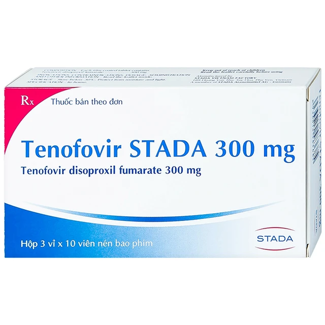 Thuốc Tenofovir STADA 300 giúp điều trị nhiễm HIV-1, viêm gan B