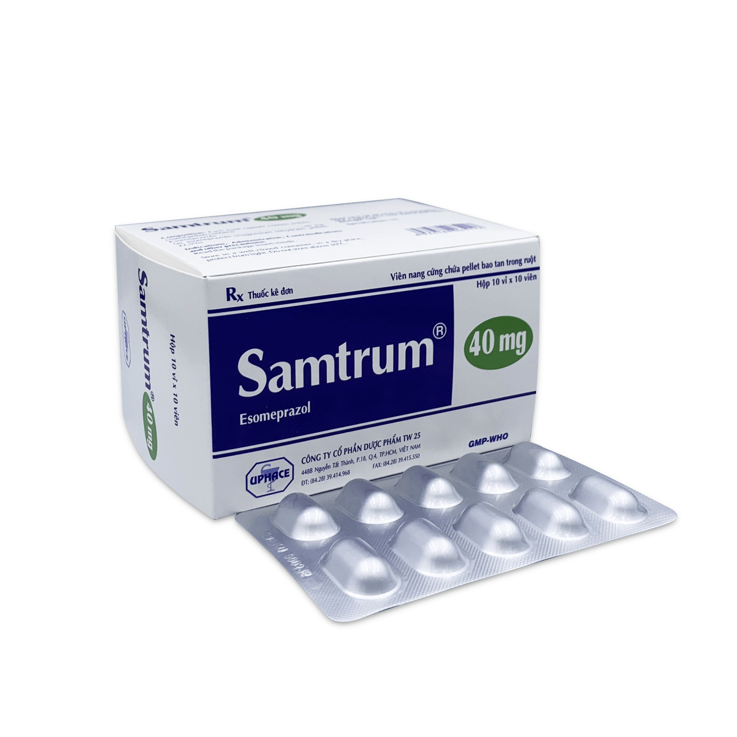 Samtrum 40 giúp điều trị viêm xước thực quản 