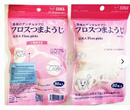Tăm kẽ chỉ nha khoa Suka gói 80 cái