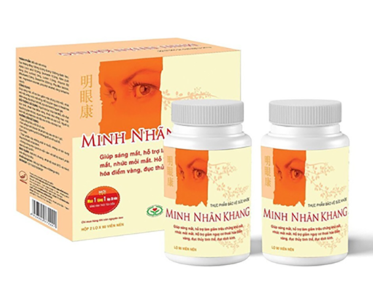 Minh Nhãn Khang hỗ trợ tăng cường thị lực cho mắt (Hộp 180 viên)