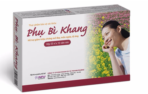 Phụ Bì Khang hỗ trợ giảm triệu chứng mề đay mẩn ngứa