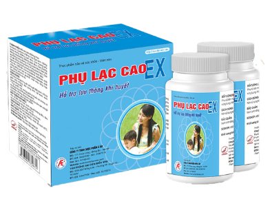 Phụ Lạc Cao hỗ trợ lưu thông khí huyết (Hộp 180 viên)