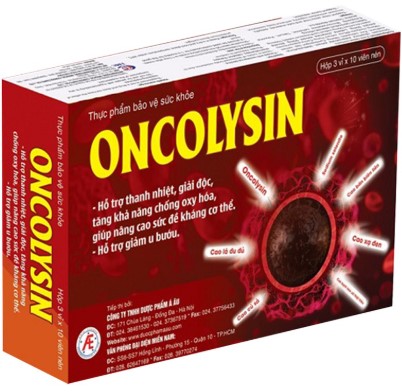 Oncolysin hỗ trợ tăng sức đề kháng, giảm u bướu