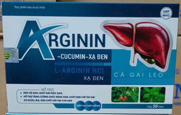 ARGININ - CUCUMIN - XẠ ĐEN Hỗ trợ tăng cường chức năng gan