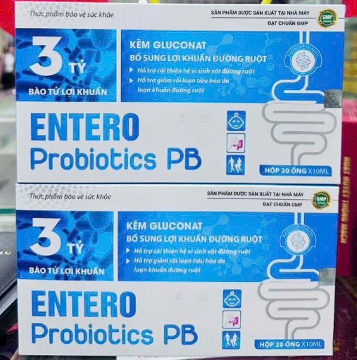 Entero Probiotics PB giúp tăng cường tiêu hóa, hỗ trợ bảo vệ đường ruột