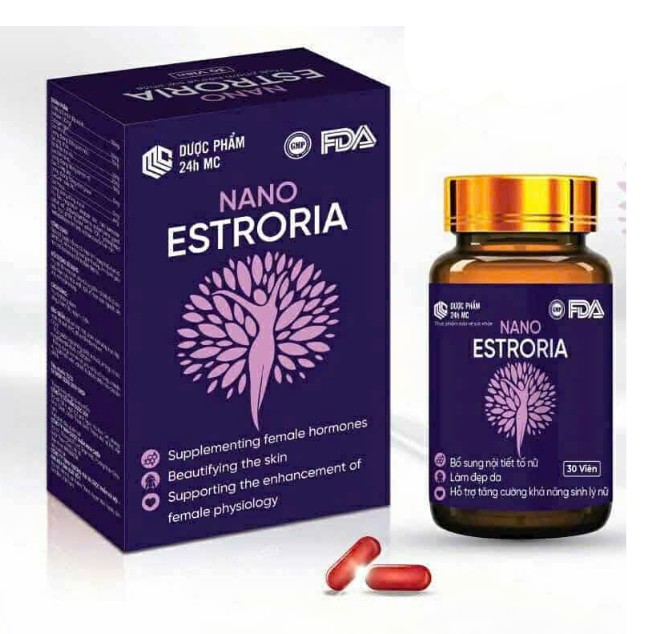 NANO ESTRORIA bổ sung nội tiết tố nữ, tăng cường khả năng sinh lý nữ