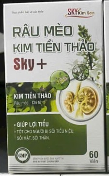 Râu Mèo Kim Tiền Thảo Sky+ hỗ trợ điều trị sỏi tiết niệu, thận