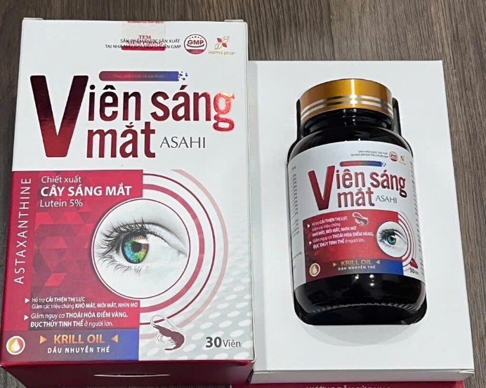 Viên Sáng Mắt ASAHI hỗ trợ cải thiện thị lực giảm nguy cơ thoái hóa điểm vàng, đục thủy tinh thể