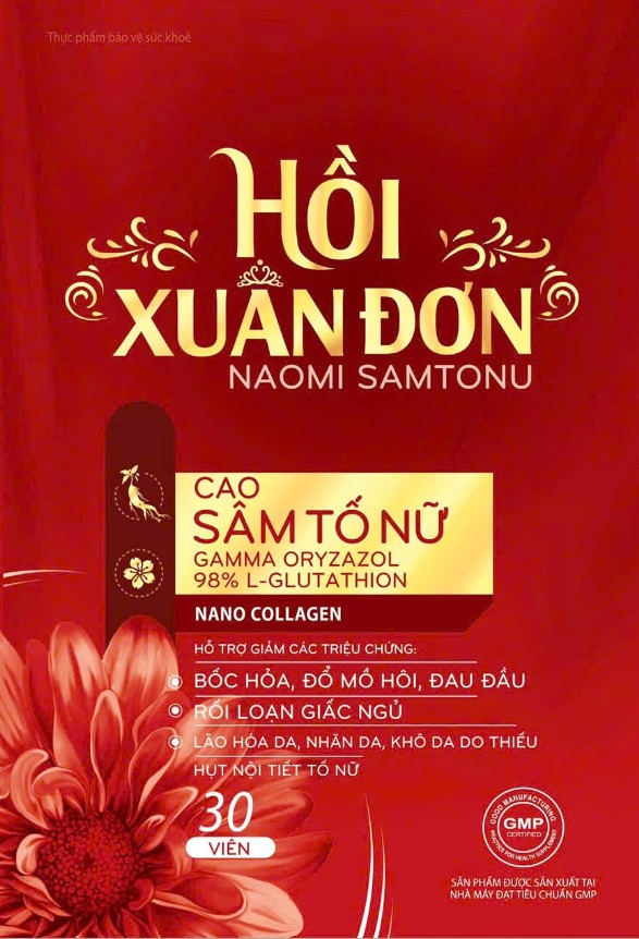 Hồi Xuân Đơn Naomi Samtonu tăng cường nội tiết tố nữ