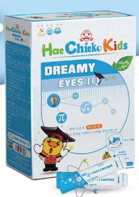 HaeChieko Kids Dreamy Eyes IQ Plus bổ sung dưỡng chất cho não mắt hỗ trợ sự phát triển não bộ
