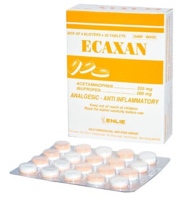 Ecaxan giúp giảm đau kháng viêm và hạ sốt
