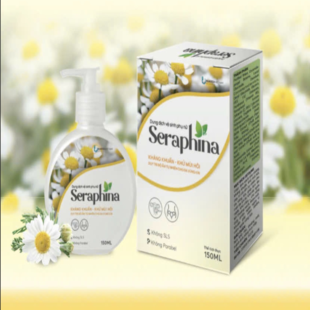 Dung dịch vệ sinh phụ nữ Seraphina chiết xuất cúc la mã