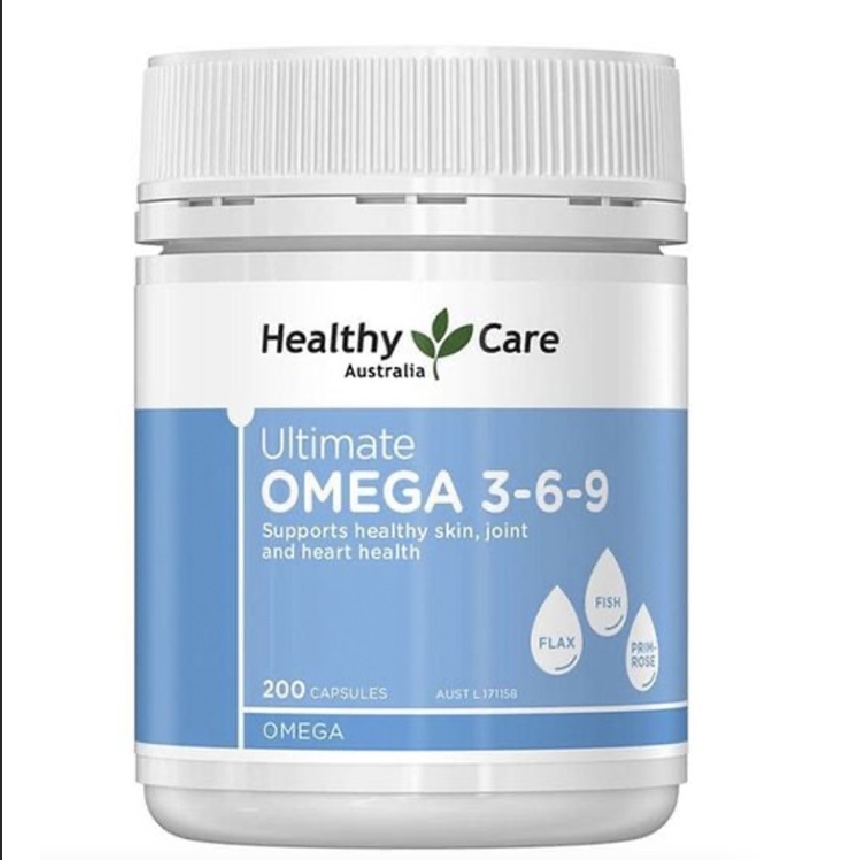 Viên uống bổ sung Omega 3 6 9 Healthy Care Ultimate của Úc