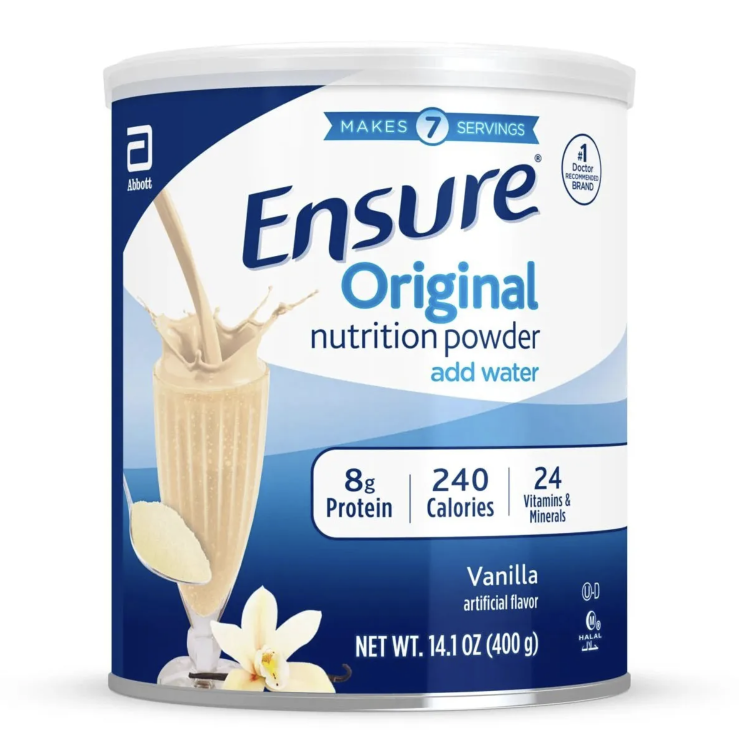 Sữa bột bổ sung năng lượng Ensure Original hương vani 400g của Mỹ