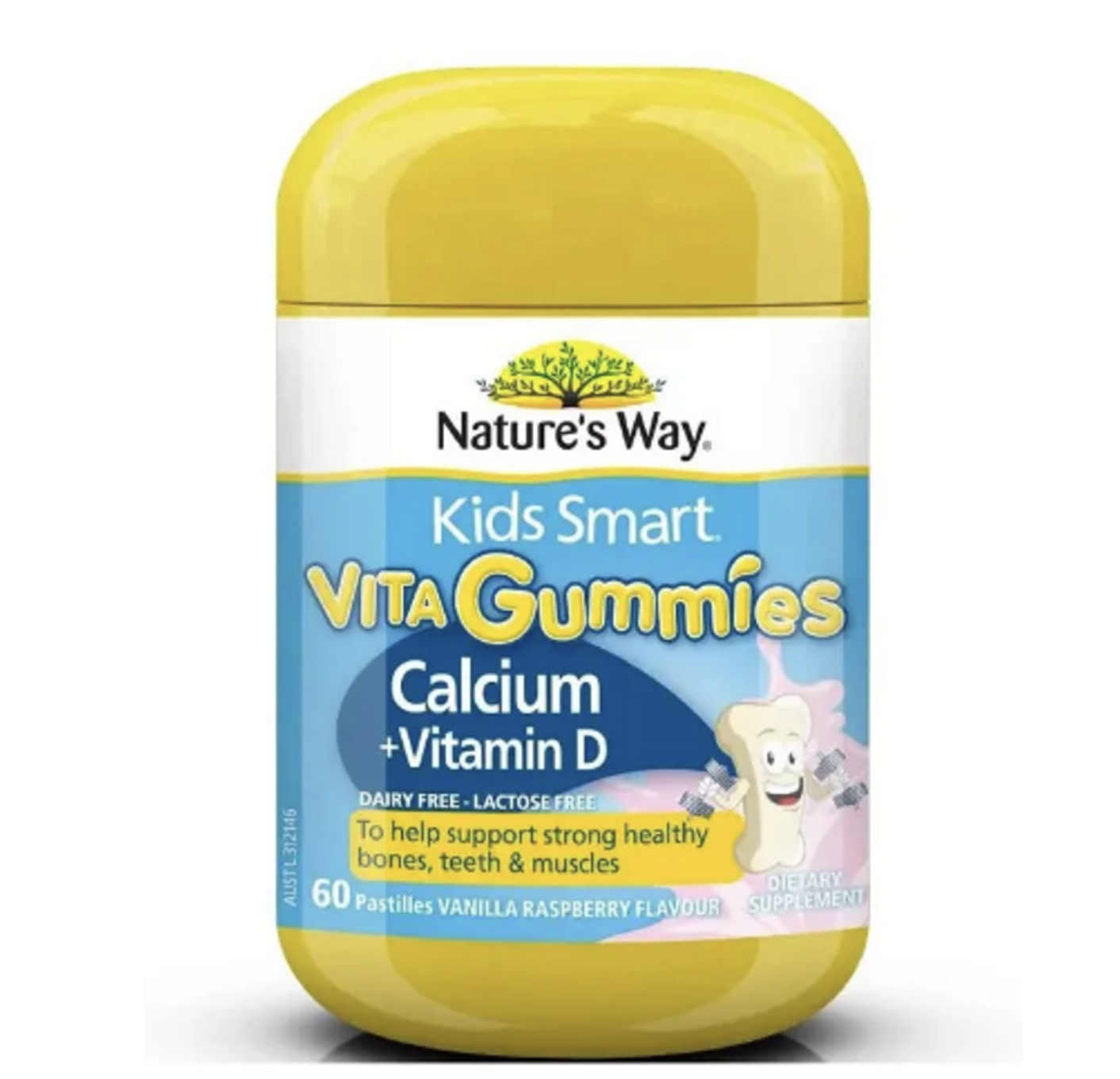 Kẹo Dẻo Nature Way Kids Smart Bổ Sung Canxi + Vitamin D3 Cho Trẻ  Hỗ Trợ Phát Triển Xương & Chiều Cao