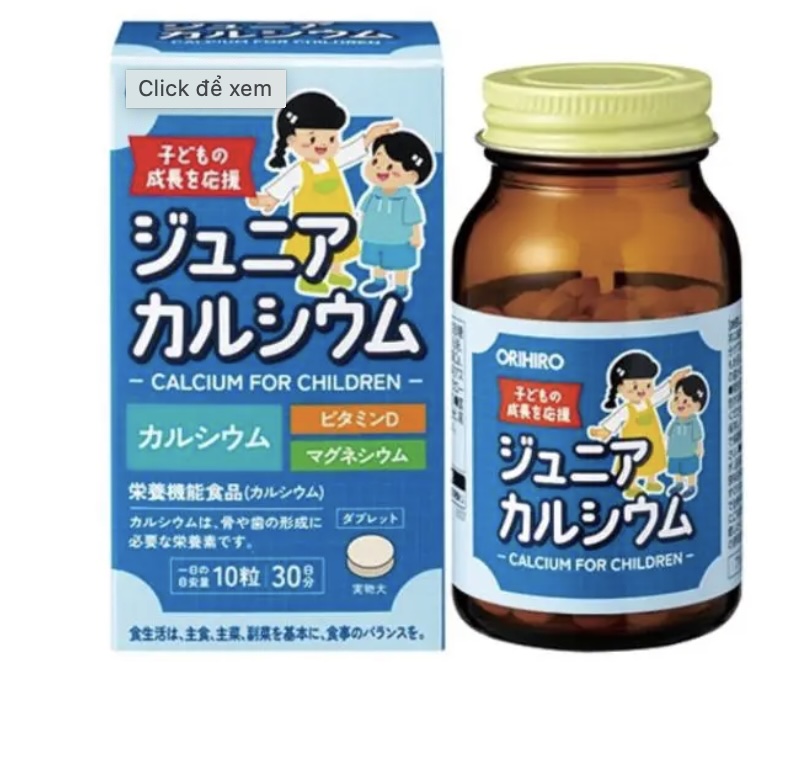 Viên uống bổ sung canxi cho trẻ Orihiro