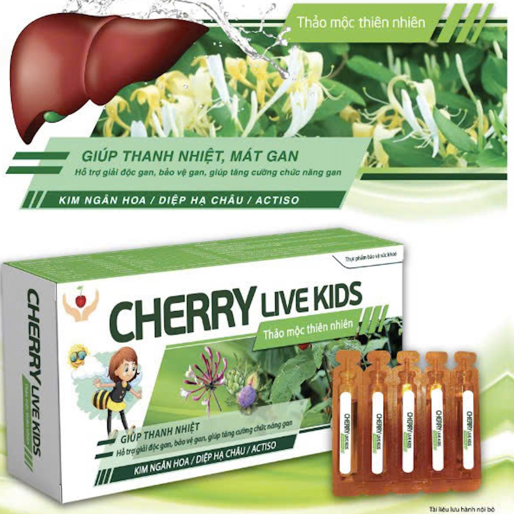 Cherry Live Kids thanh nhiệt cơ thể