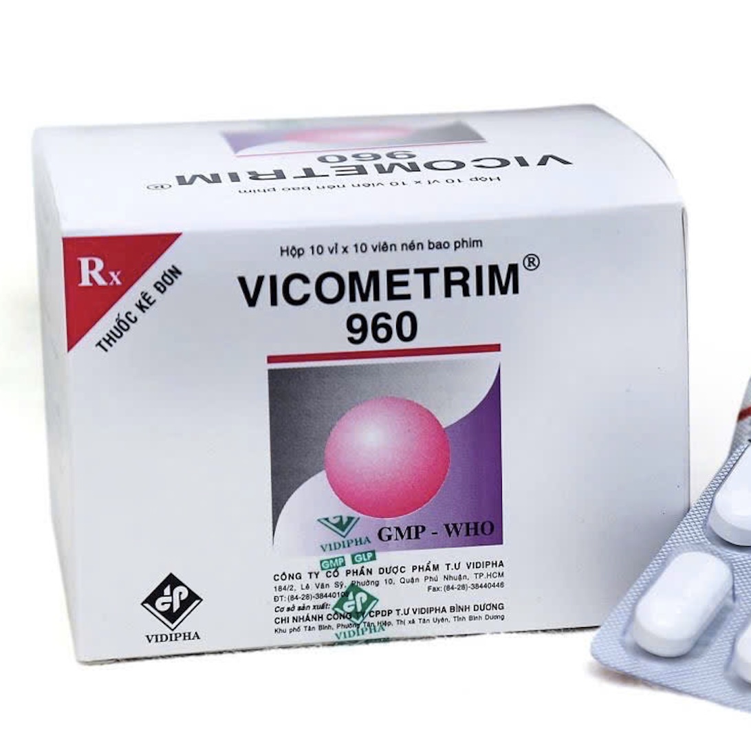 Thuốc Vicometrim 960 điều trị viêm phổi