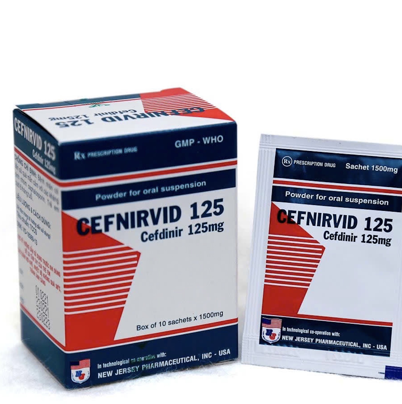 Cefnirvid 125 điều trị các nhiễm khuẩn thể