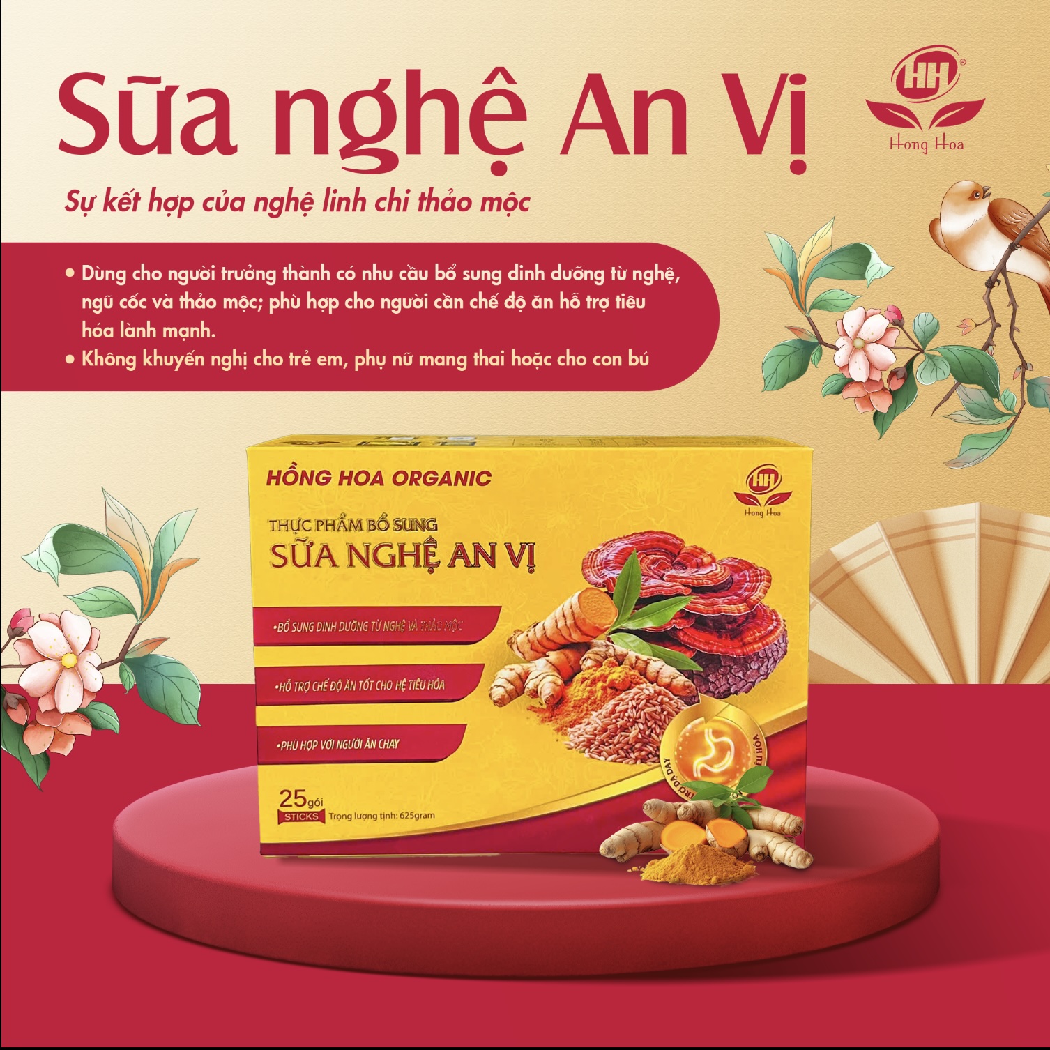 Sữa nghệ An Vị – Bổ sung dinh dưỡng từ nghệ và thảo mộc hỗ trợ tiêu hóa tốt hơn