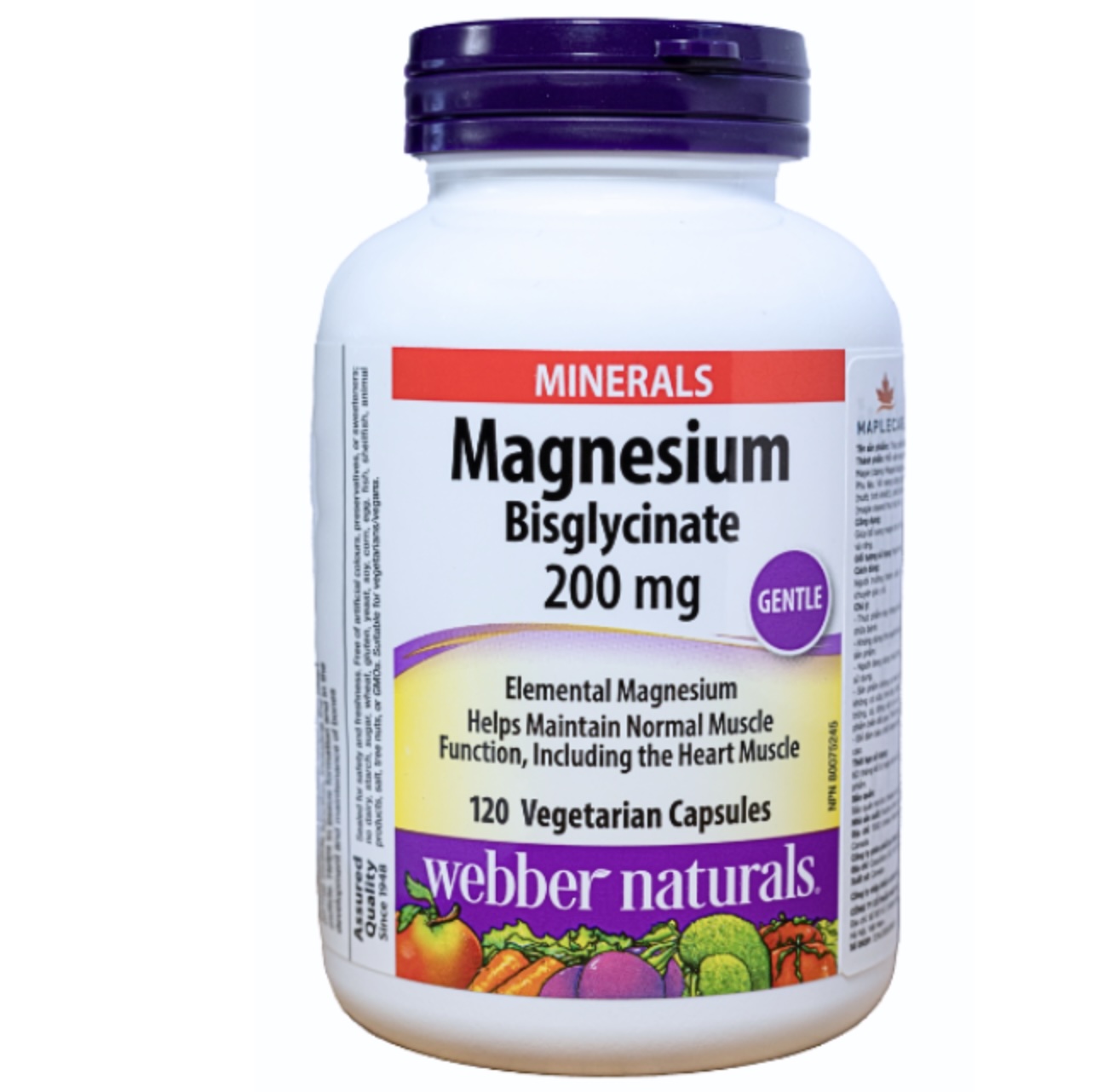 Magnesium Bisglycinate Webber Naturals (Magie Webber) Hỗ Trợ Giảm Căng Thẳng Và Cải Thiện Giấc Ngủ