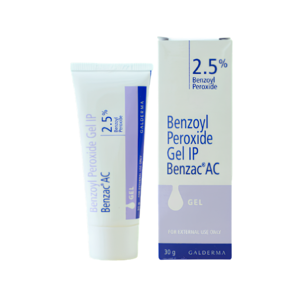 Gel trị mụn Benzac AC Gel IP 2.5% Benzoyl Peroxide
