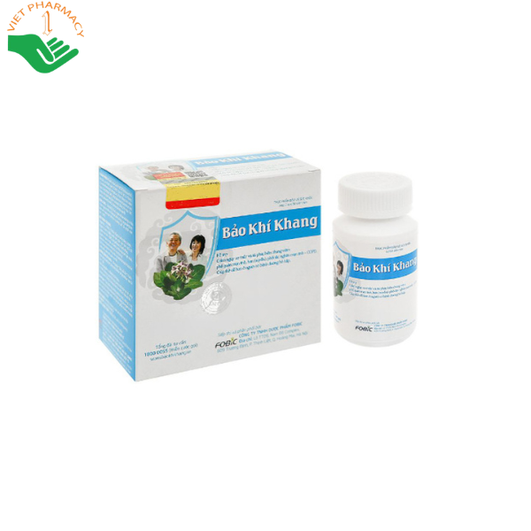 Viên uống bổ phổi Bảo Khí Khang (2 lọ × 60 viên)
