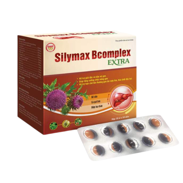 Viên uống giải độc và bảo vệ gan Silymax BComplex extra 
