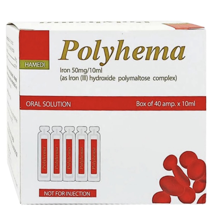 Dung dịch uống Polyhema 10ml bổ sung sắt