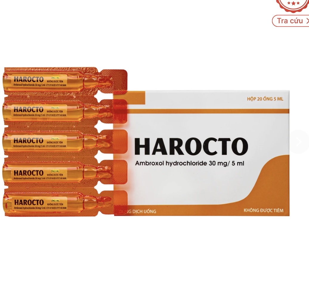 Thuốc Harocto Hà Nam tiêu chất nhầy đường hô hấp