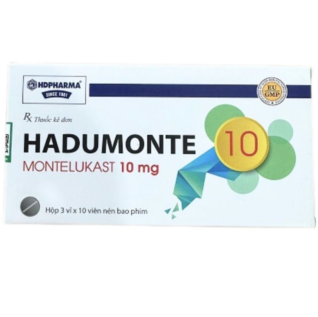Hadumonte 10 điều trị hen phế quản