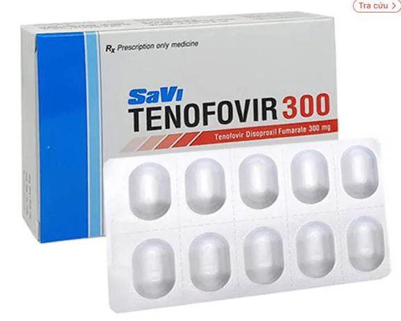 Thuốc SaVi Tenofovir điều trị nhiễm HIV-1 ở người lớn trên 18 tuổi