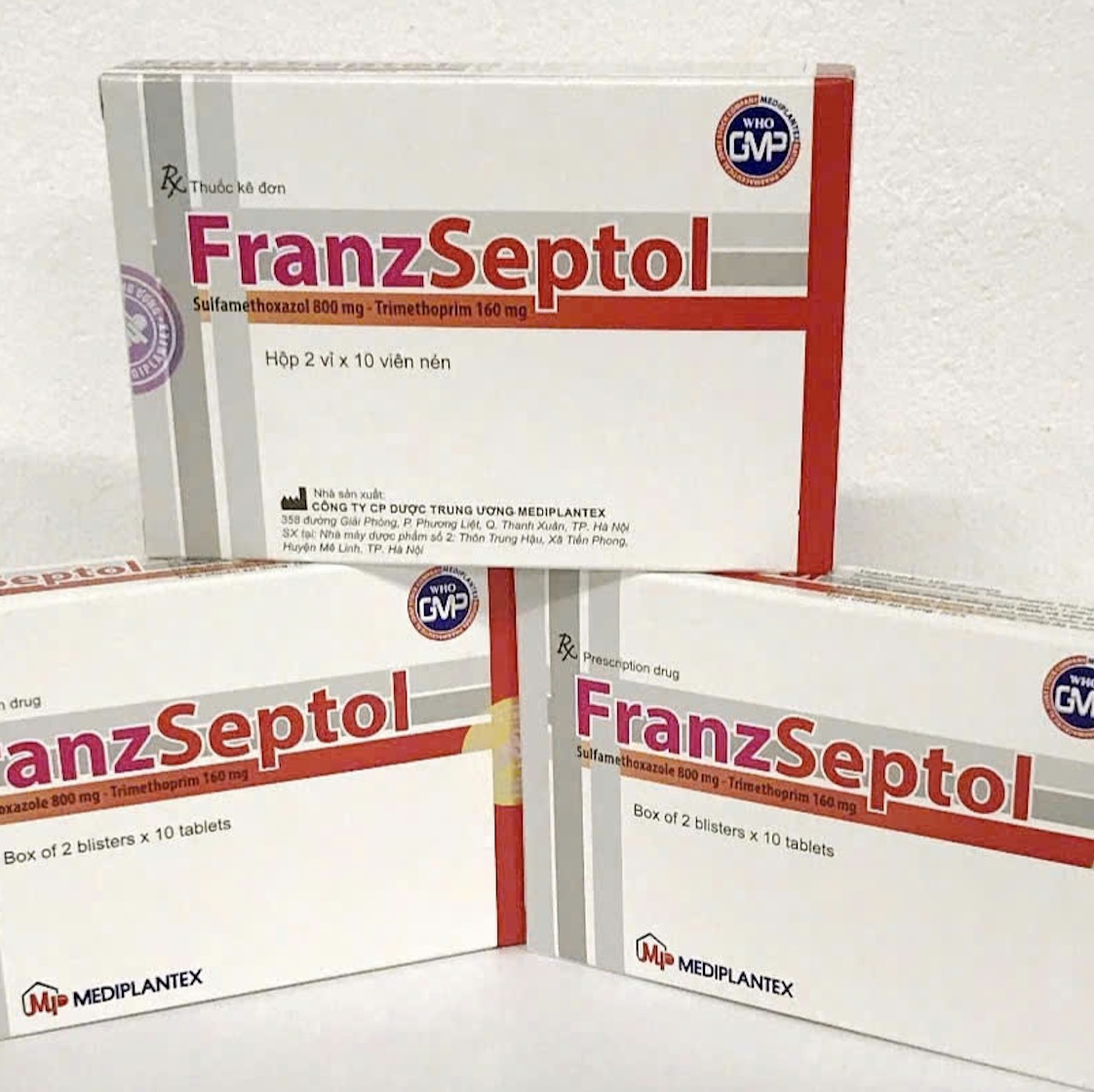  FranzSeptol thuốc kháng sinh điều trị nhiễm khuẩn hô hấp đường ruột