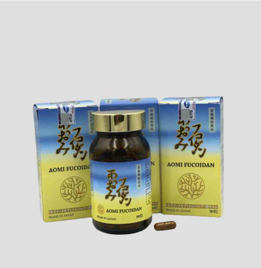 Aomi Fucoidan - hỗ trợ tăng cường sức đề kháng - Nhập khẩu nguyên hộp từ Nhật Bản