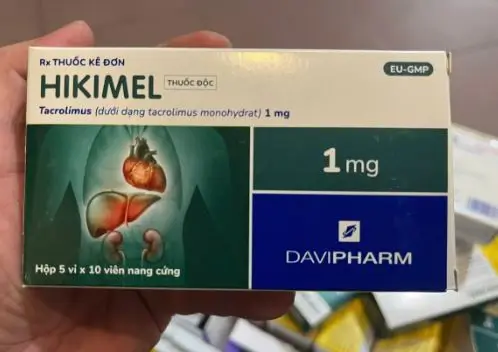 Thuốc Hikimel 1mg trị và phòng loại ghép ở bệnh nhân nhận ghép gan, thận, tim
