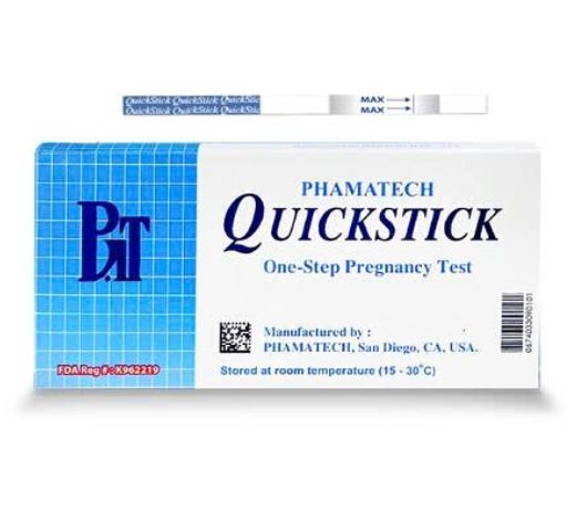 Que thử thai Quickstick phát hiện HCG với độ nhạy và độ chính xác rất cao