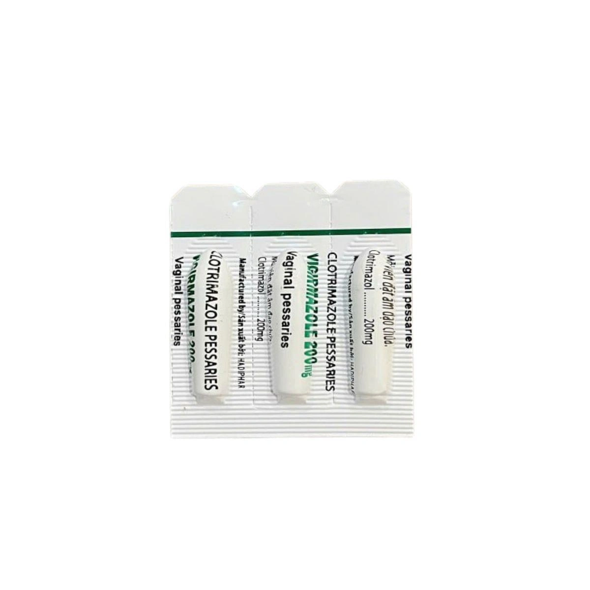 Thuốc Vigrimazole Clotrimazole Pessaries 200mg hỗ trợ điều trị viêm âm đạo do nấm Candida