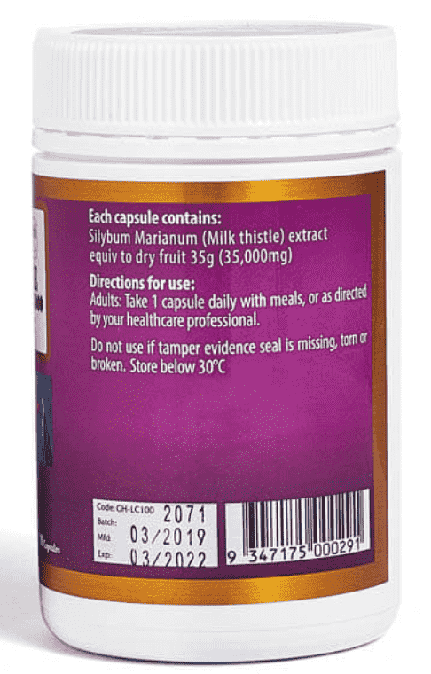 GH Liver Care Liver Tonic 35.000mg - Viên Uống Bổ Gan 35.000mg - 100caps