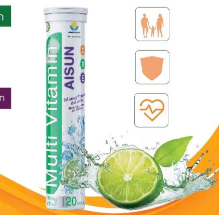 Mutil Vitamin AISUN giúp tăng cường sức đề kháng và giảm mệt mỏi